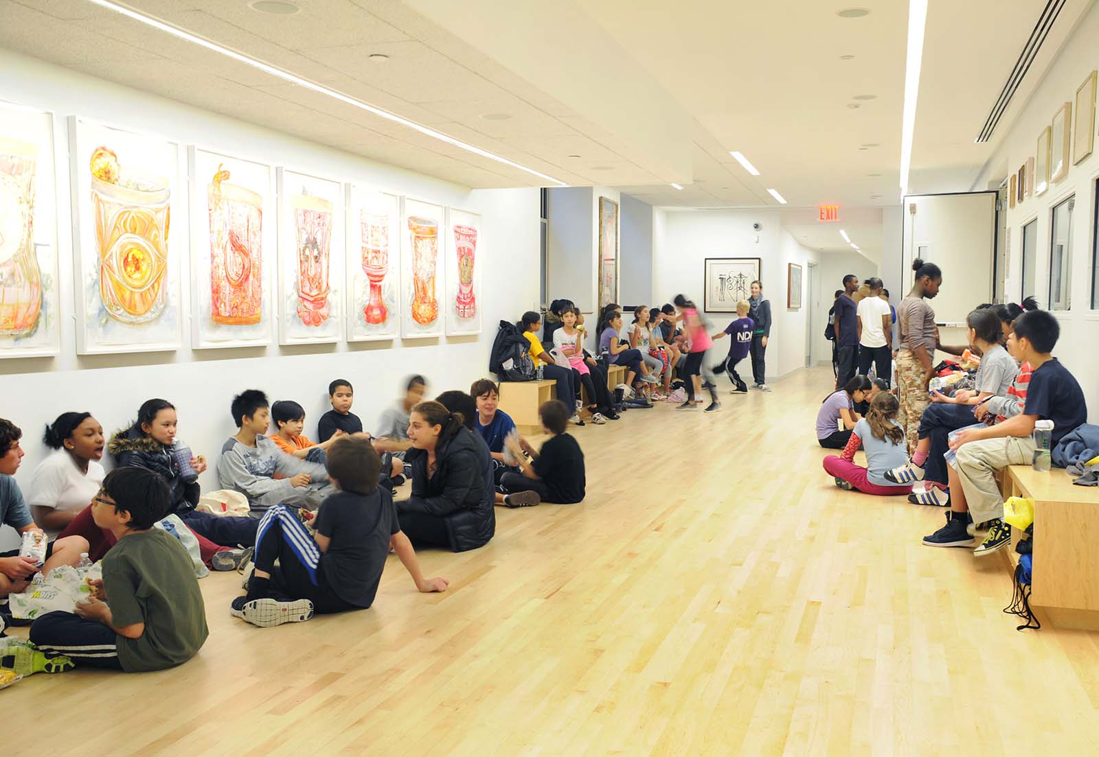 national dance institute studio waiting area